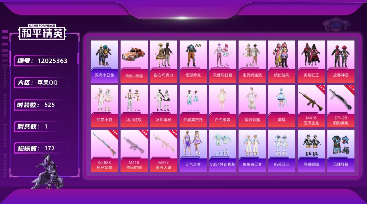 HPCMW3425737和平精英账号详情图2 HPCMW3425737和平精英账号详情图2