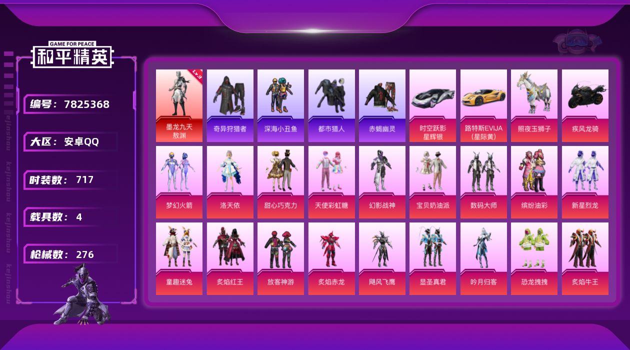 HPCMW3425848和平精英账号详情图2 HPCMW3425848和平精英账号详情图2