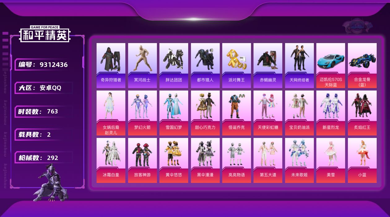 HPCMW3425903和平精英账号详情图2 HPCMW3425903和平精英账号详情图2