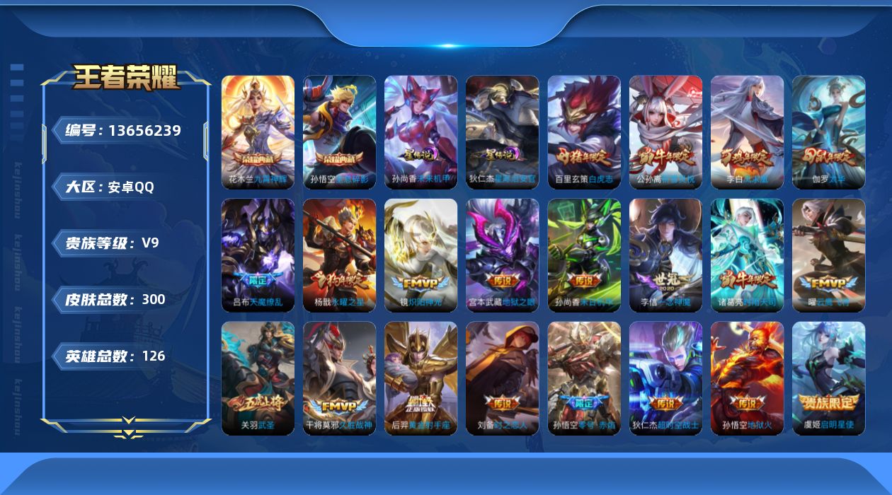 WZQM3371461王者荣耀账号详情图19