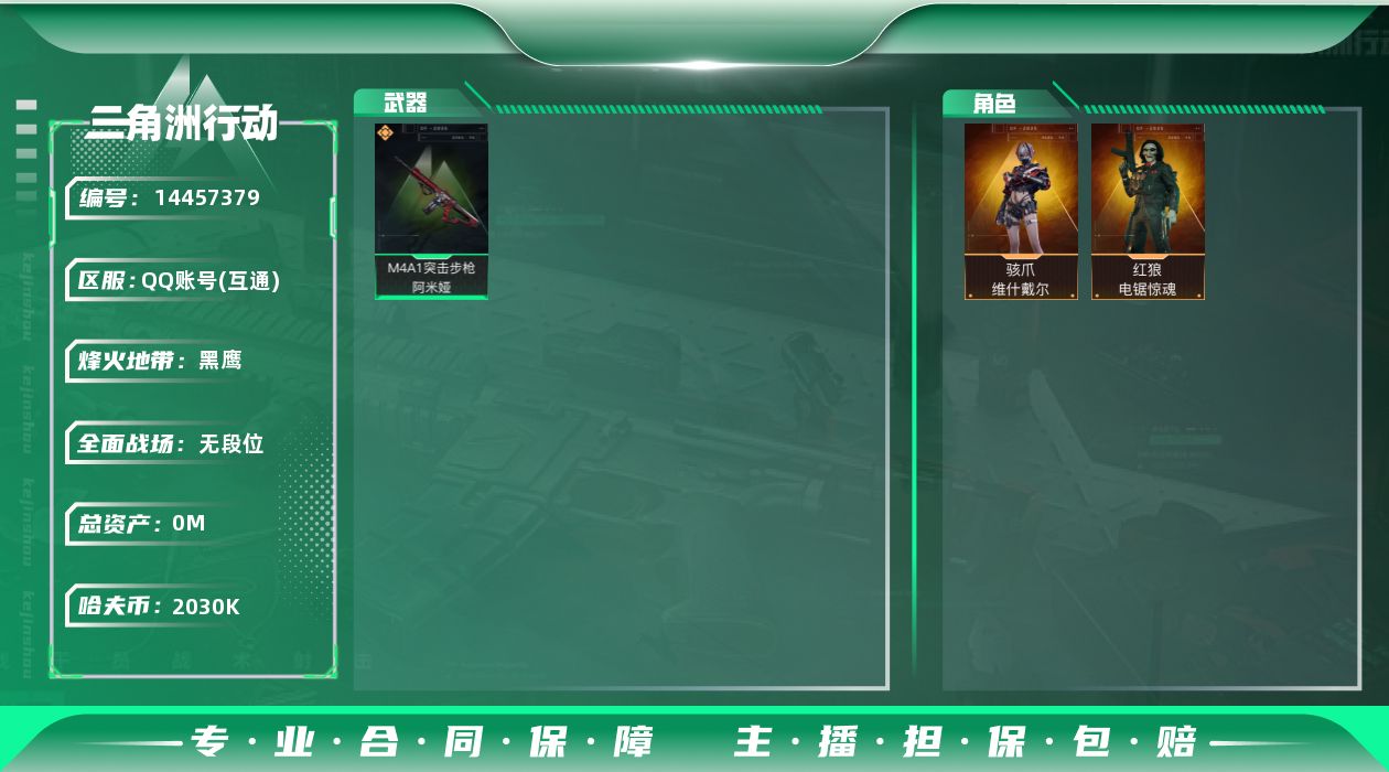 SJZQM383081三角洲行动账号详情图3 SJZQM383081三角洲行动账号详情图3