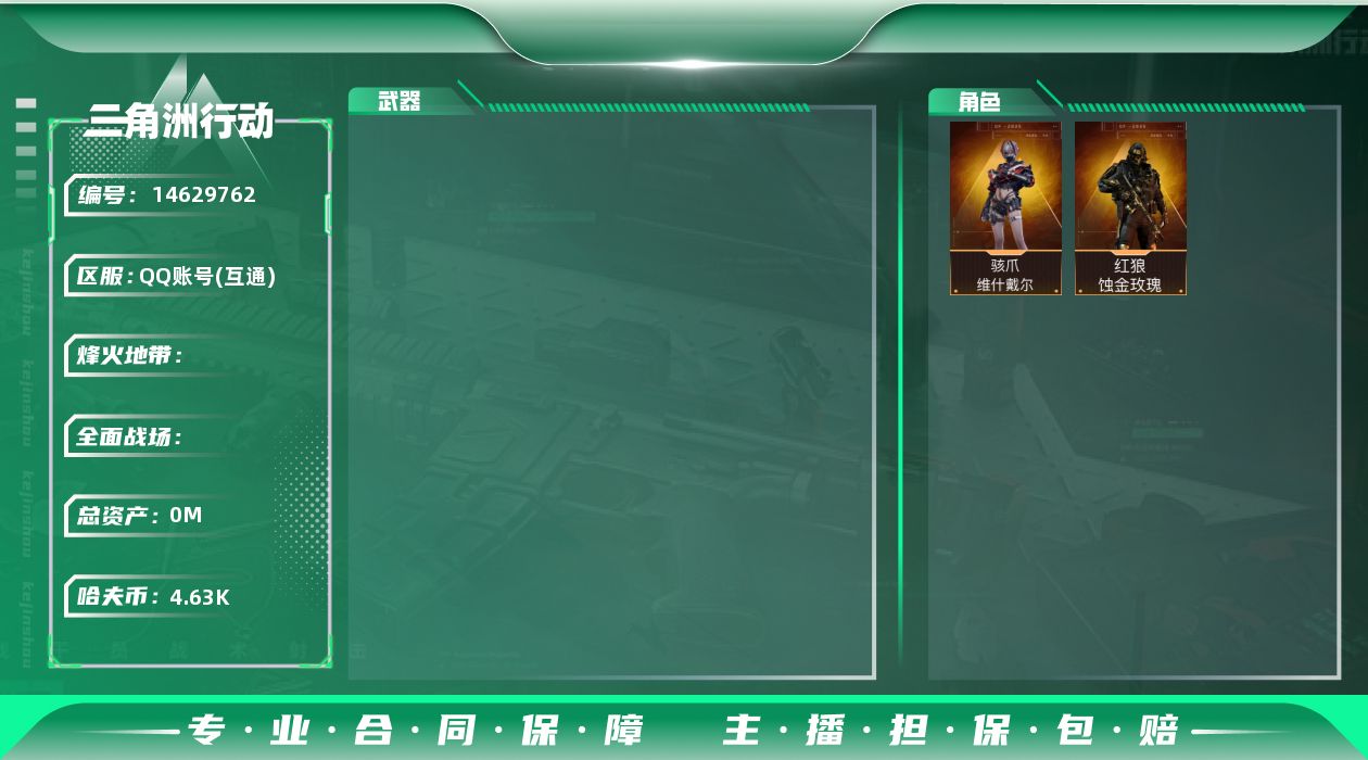 SJZCMW390274三角洲行动账号详情图2