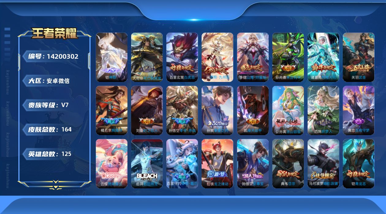 WZCMW3401967王者荣耀账号详情图18