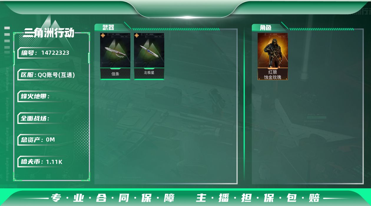 SJZCMW393191三角洲行动账号详情图2