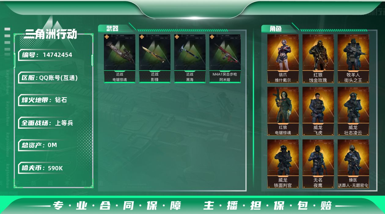 SJZQM393928三角洲行动账号详情图3