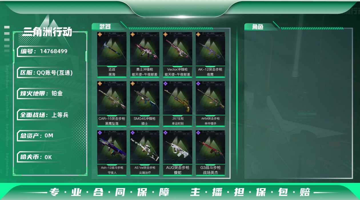 SJZQM395317三角洲行动账号详情图3