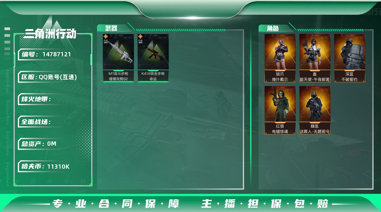 SJZCMW396231三角洲行动账号详情图2