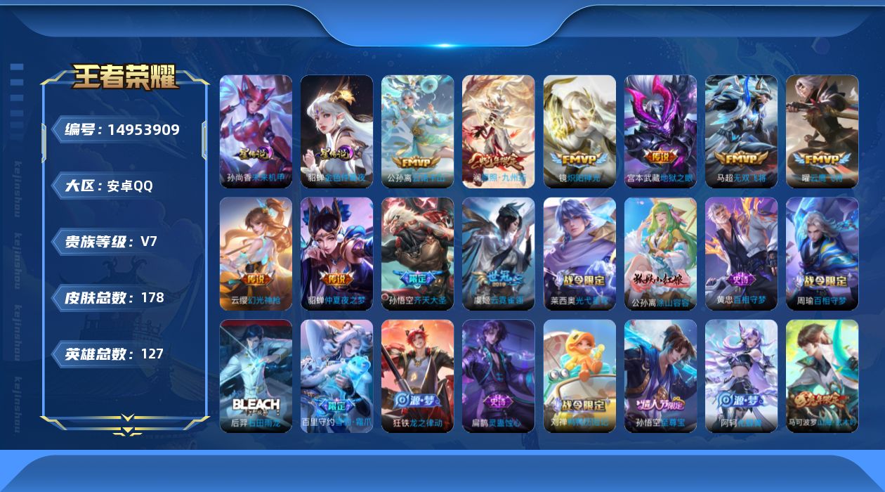 WZQM3471575王者荣耀账号详情图16