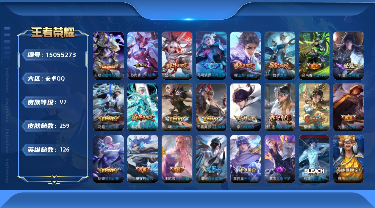 WZQM3479406王者荣耀账号详情图19