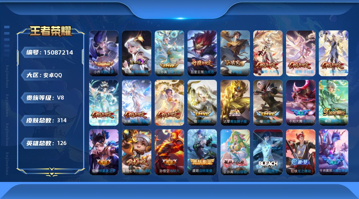 WZQM3482268王者荣耀账号详情图17