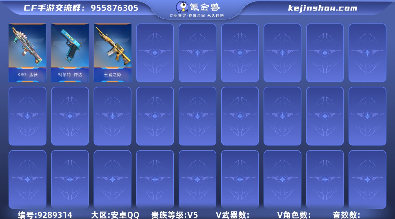 安卓Q☝可二次☝贵族5☝王者之势☝KSG-...