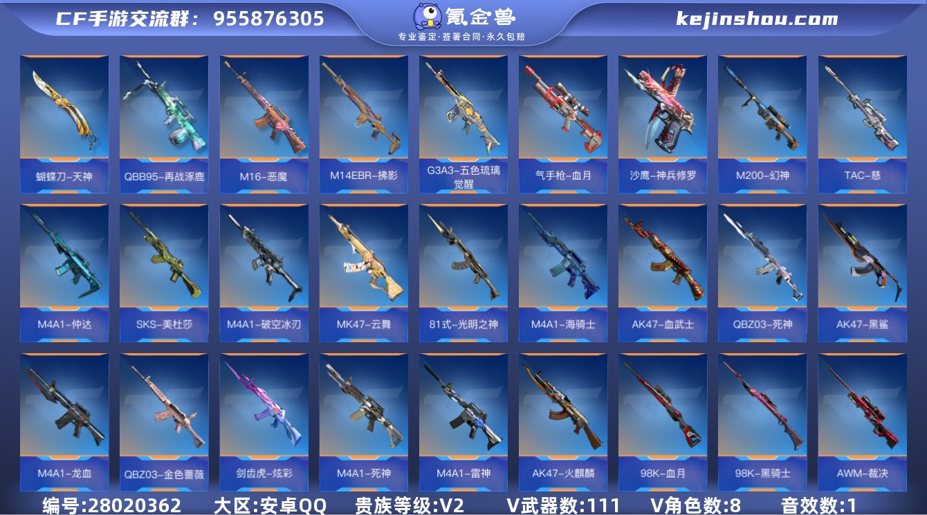 实名:可修改 贵族等级:V2 v武器数:1...