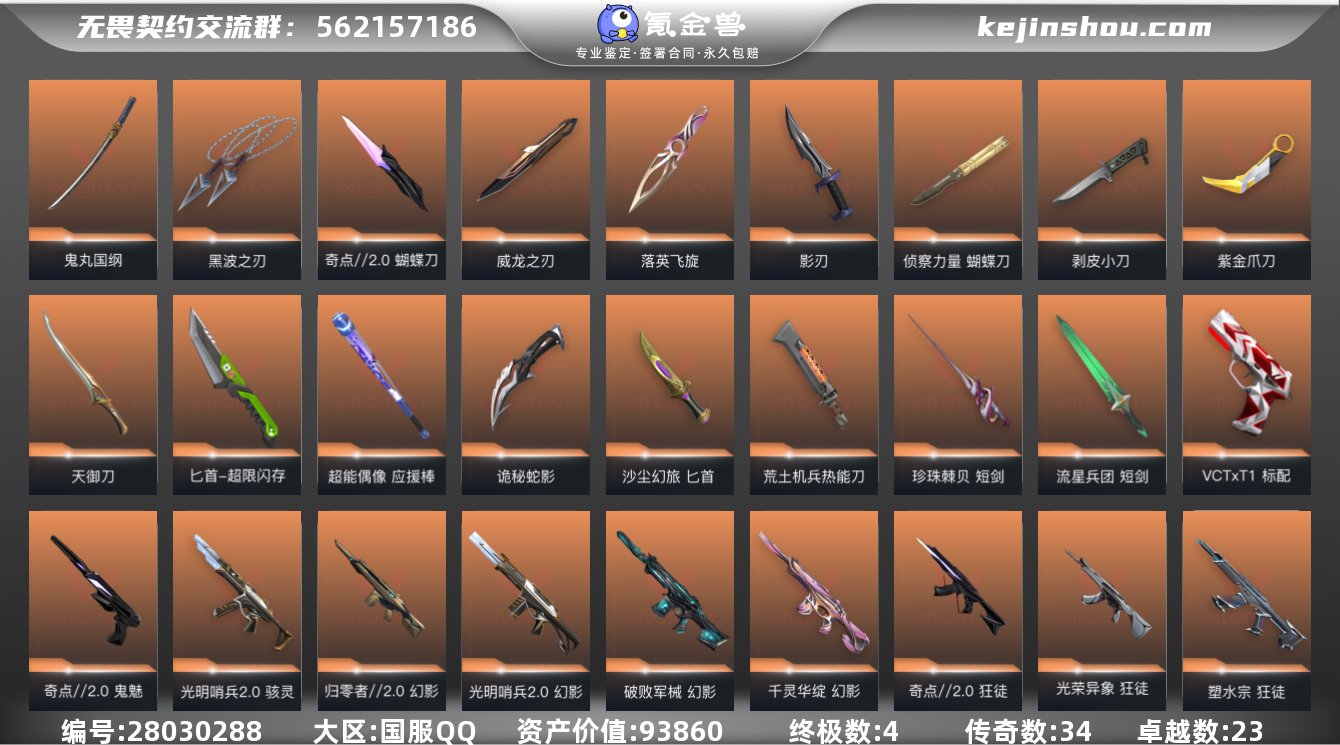 实名:可修改 皮肤资产价值:93860 终...
