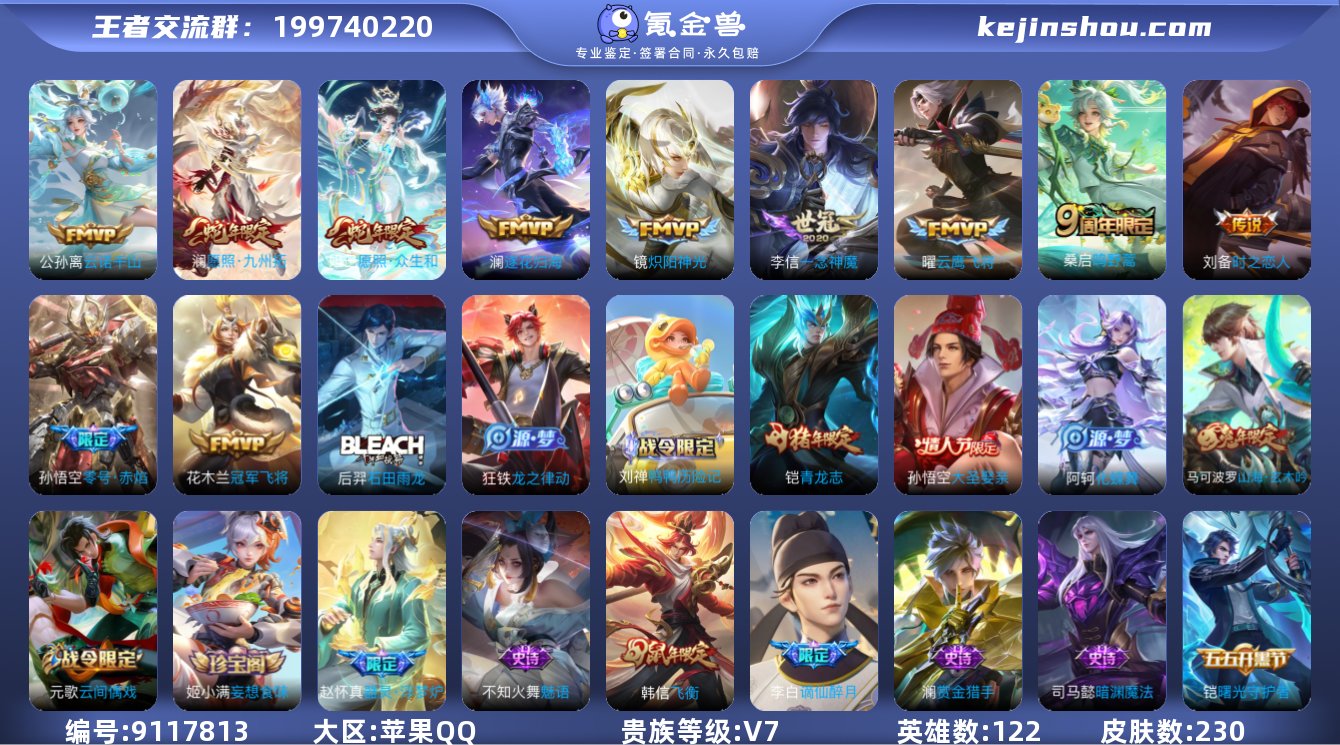 IOS 弑枪猎影 可改实名 230皮1典藏...