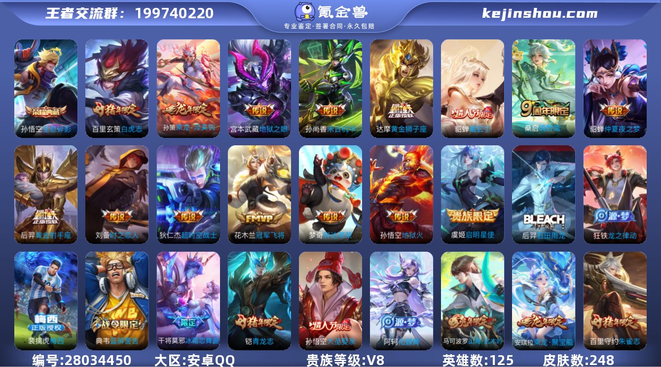实名: 可修改 贵族等级: V8 英雄数:...