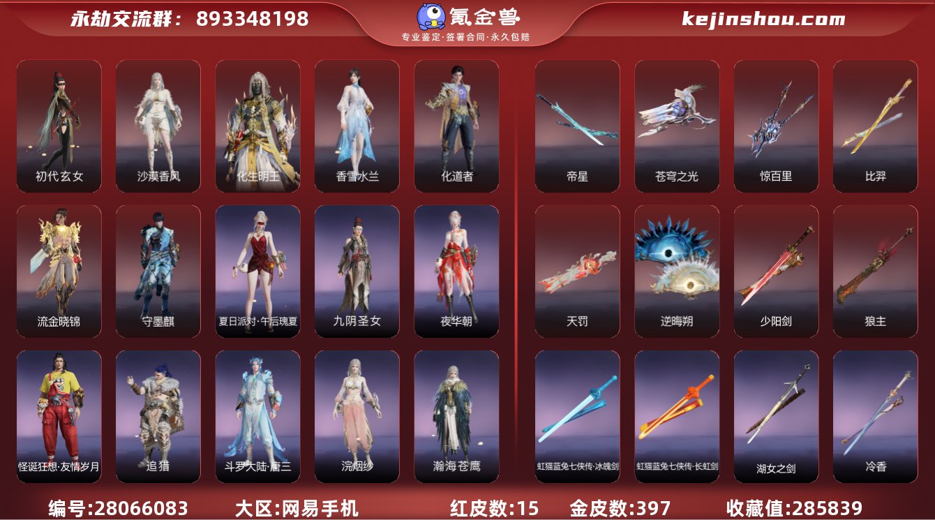 收藏值:285839 红皮数:15 黄皮数...