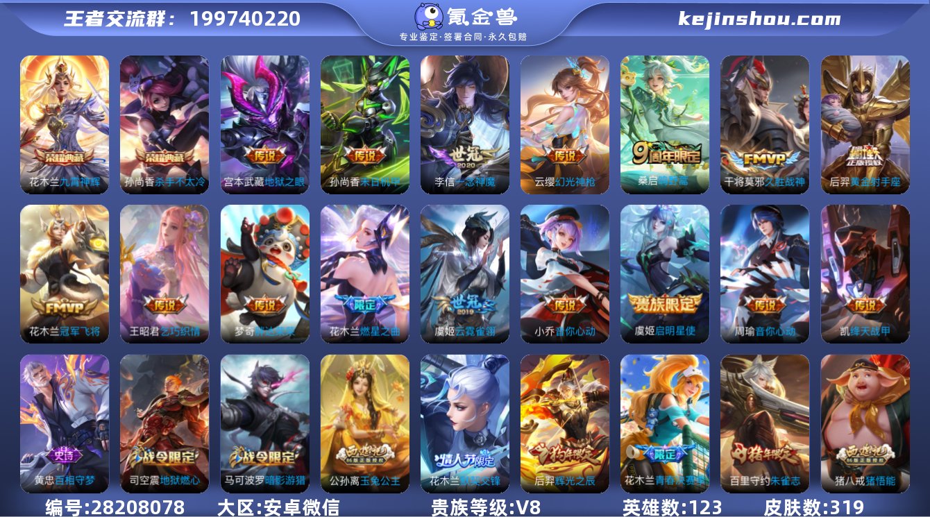 实名:可修改 英雄数:123 皮肤数:31...