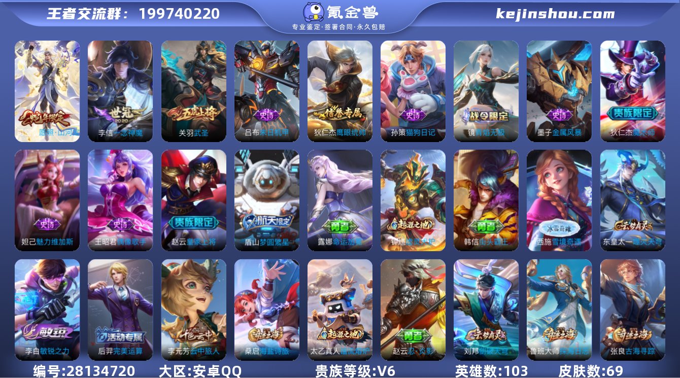 【V6-69皮肤3传说】实名: 可修改 贵...