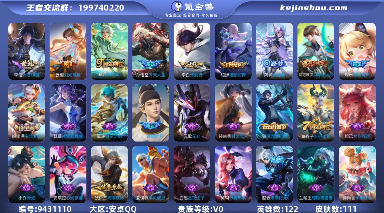 111皮 6传说 齐天大圣 诗剑行 猫影幻...