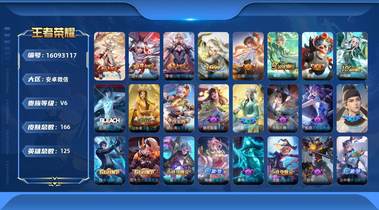 WZQM490861王者荣耀账号详情图12 WZQM490861王者荣耀账号详情图12