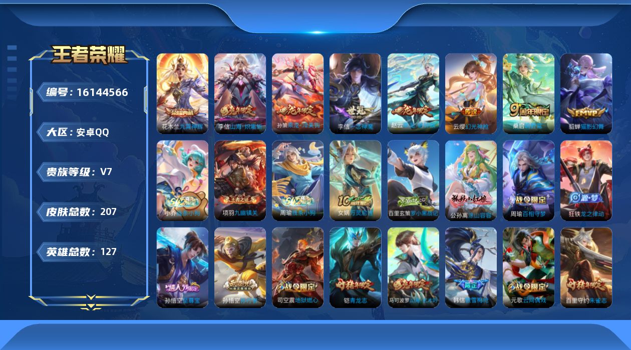 WZQM493925王者荣耀账号详情图16 WZQM493925王者荣耀账号详情图16