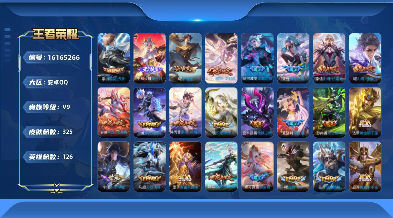 WZQM495452王者荣耀账号详情图18