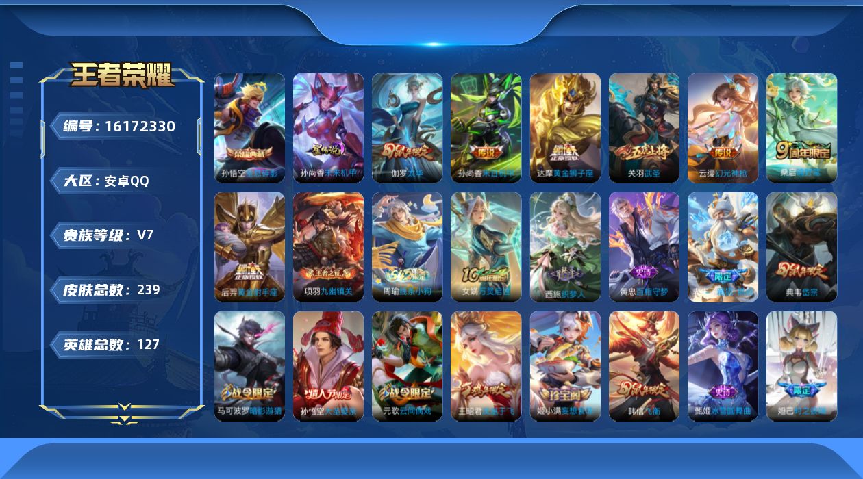 WZQM496074王者荣耀账号详情图18