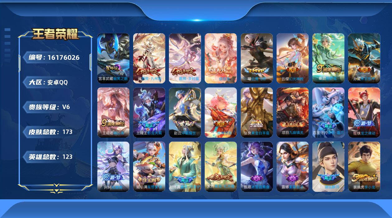 WZQM496900王者荣耀账号详情图17 WZQM496900王者荣耀账号详情图17