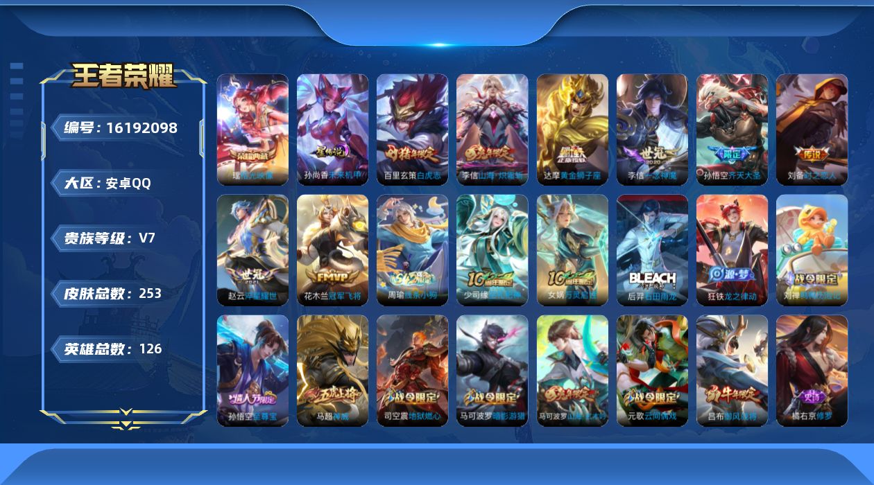 WZQM497896王者荣耀账号详情图18 WZQM497896王者荣耀账号详情图18