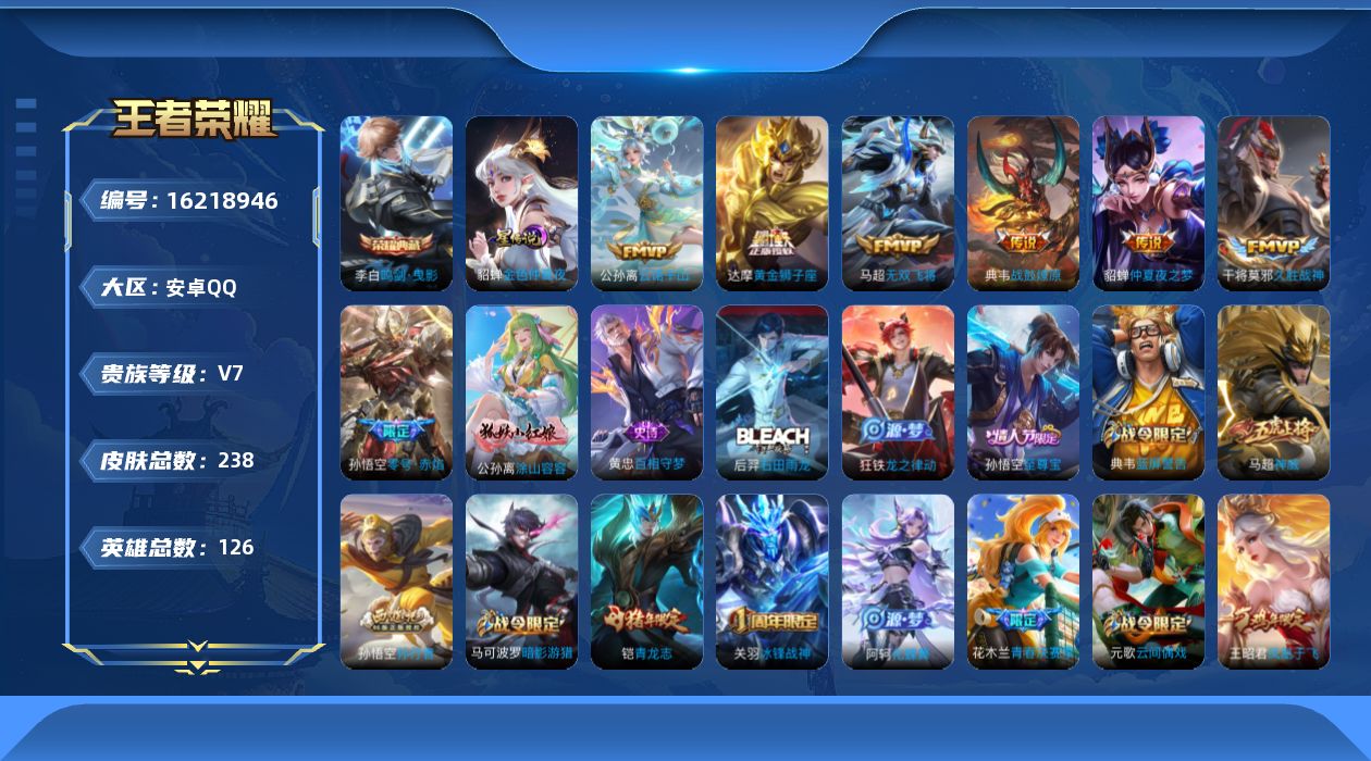 WZQM4100179王者荣耀账号详情图18