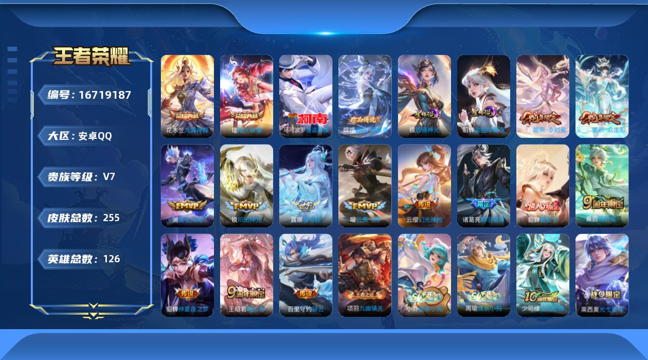 WZQM4151027王者荣耀账号详情图19