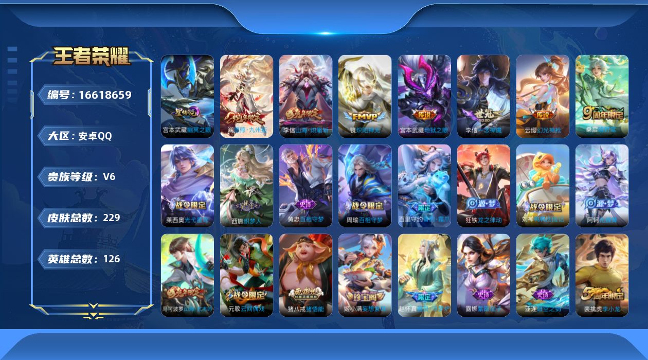 WZQM4139612王者荣耀账号详情图17 WZQM4139612王者荣耀账号详情图17