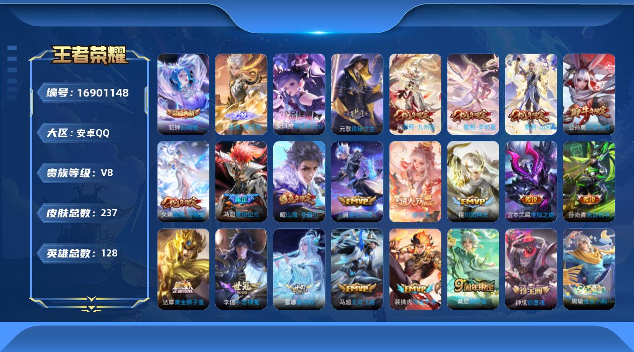 WZCMW4162591王者荣耀账号详情图14