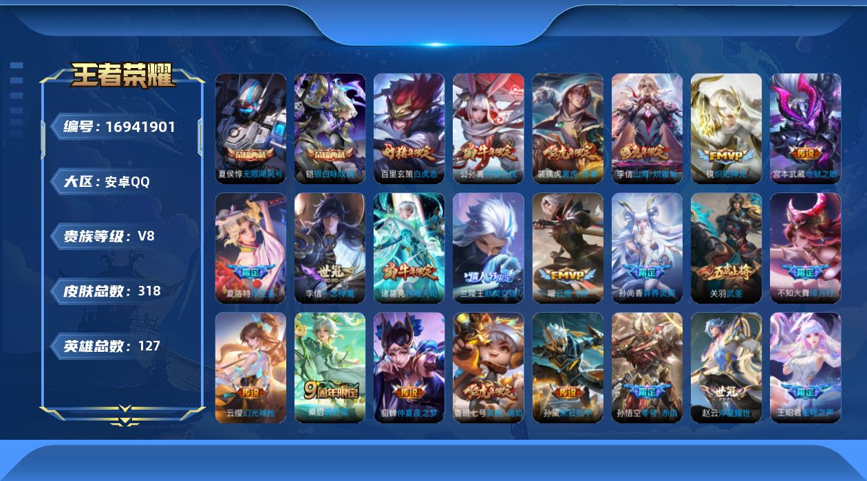 WZQM4172151王者荣耀账号详情图17