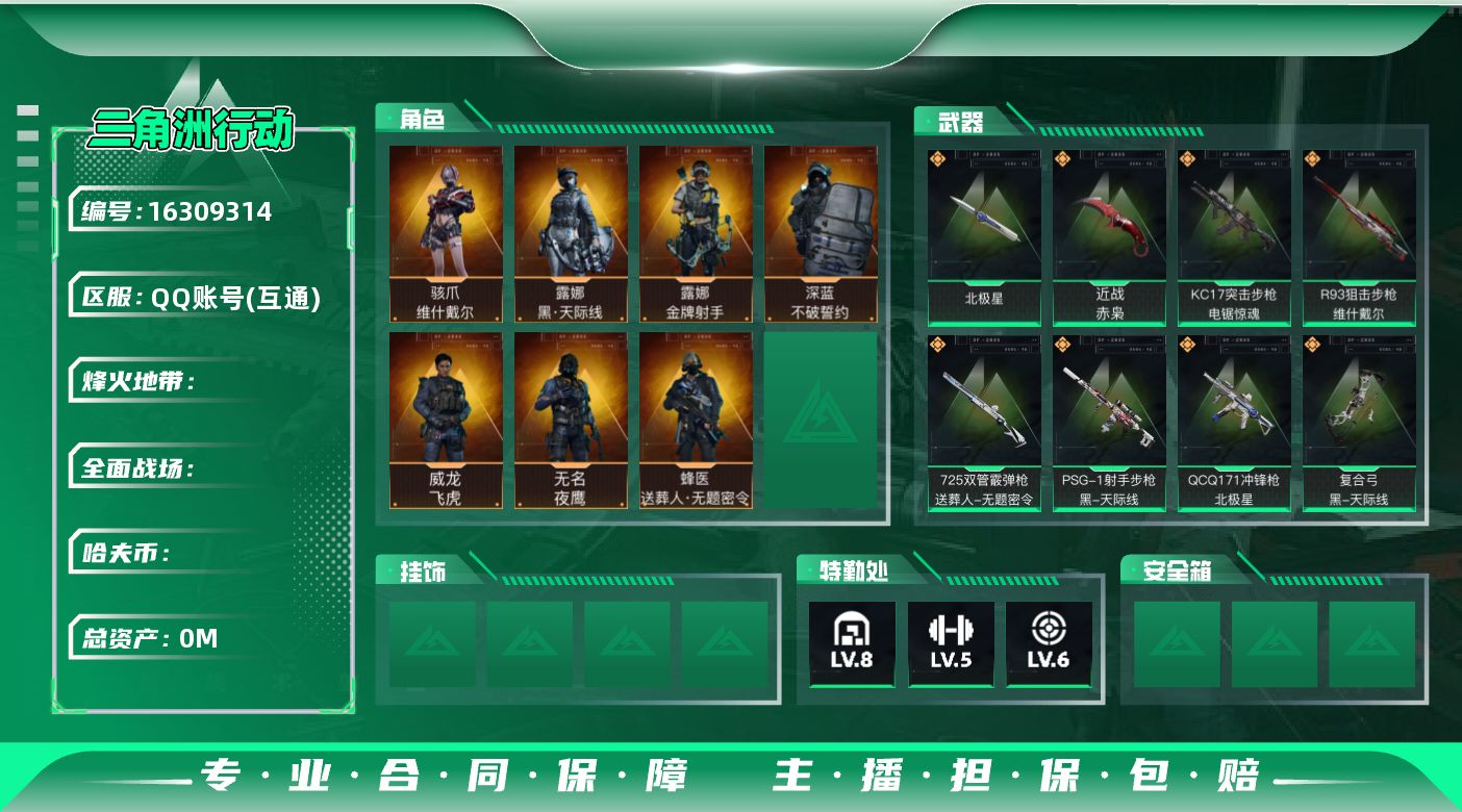 SJZQM430617三角洲行动账号详情图3