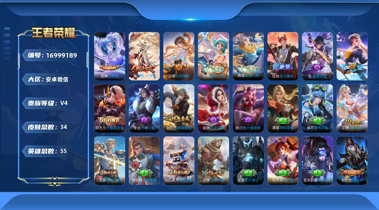 WZQM4173902王者荣耀账号详情图15