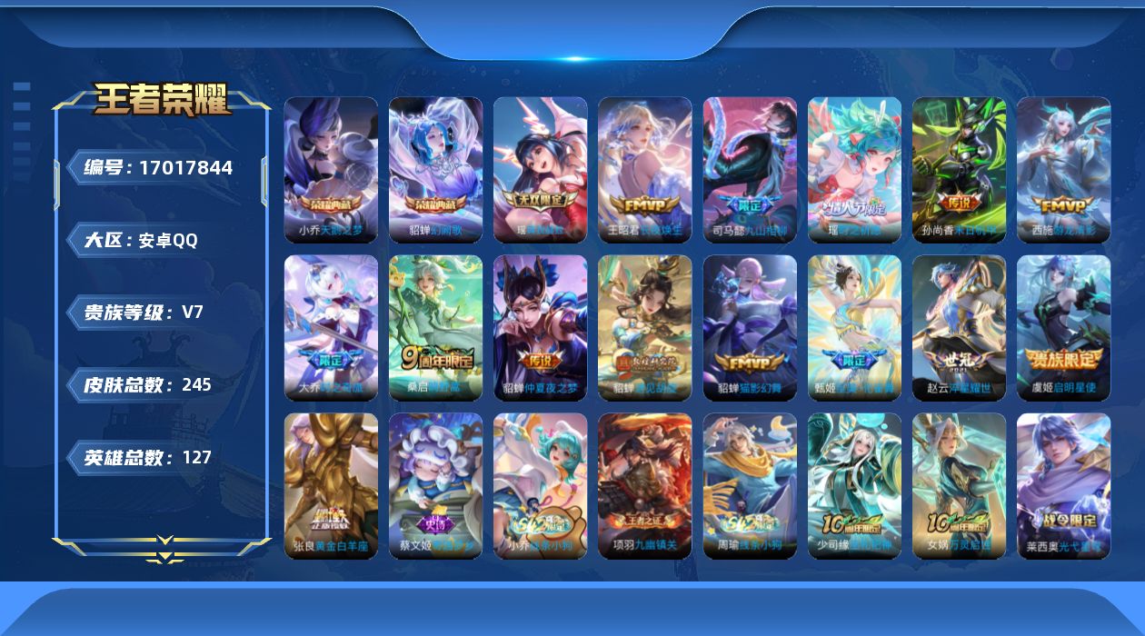 WZQM4174235王者荣耀账号详情图17