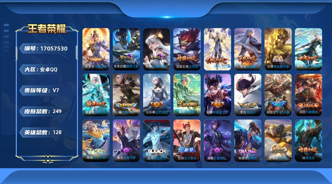 WZQM4177559王者荣耀账号详情图18