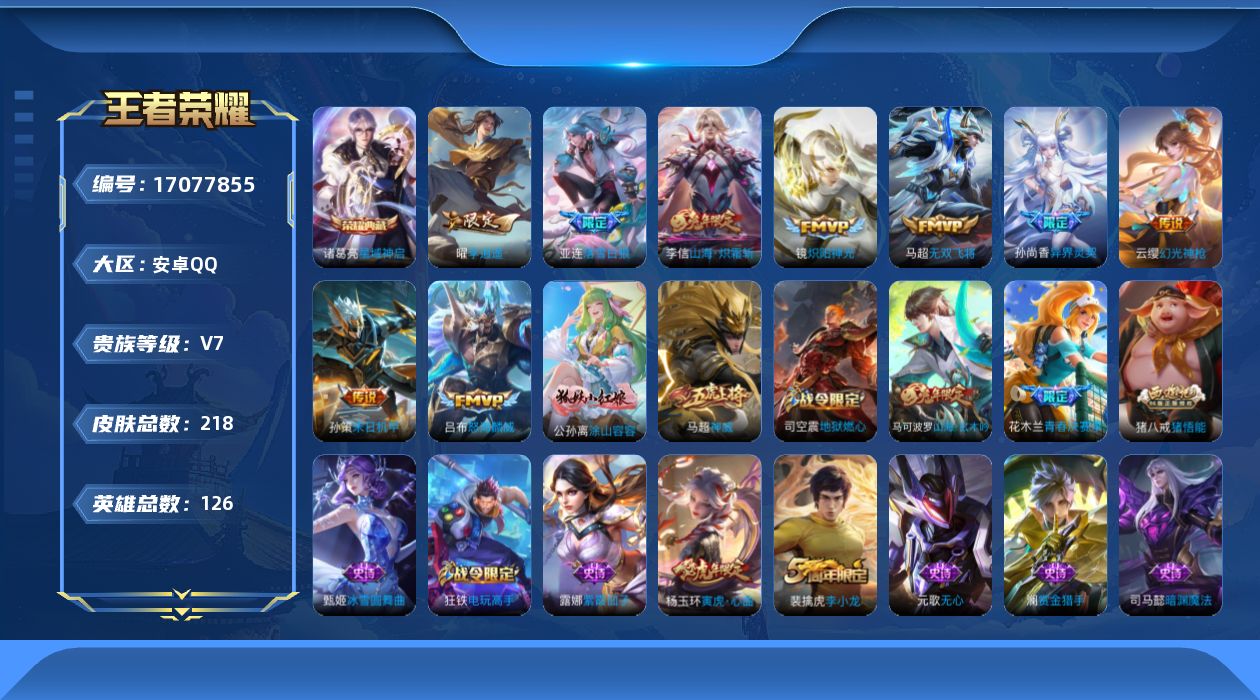 WZQM4179791王者荣耀账号详情图18