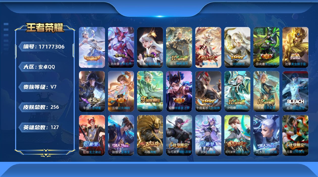 WZQM4191299王者荣耀账号详情图18