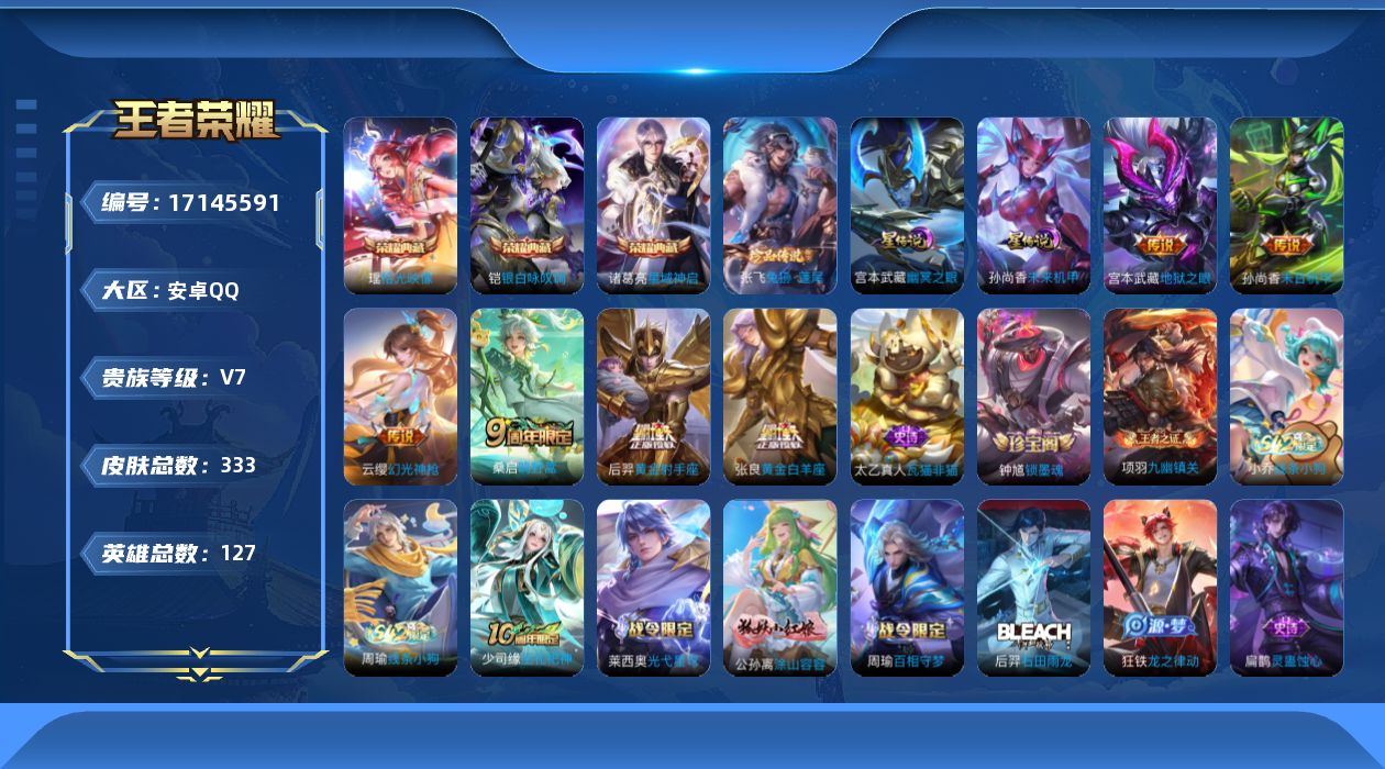 WZQM4190610王者荣耀账号详情图17