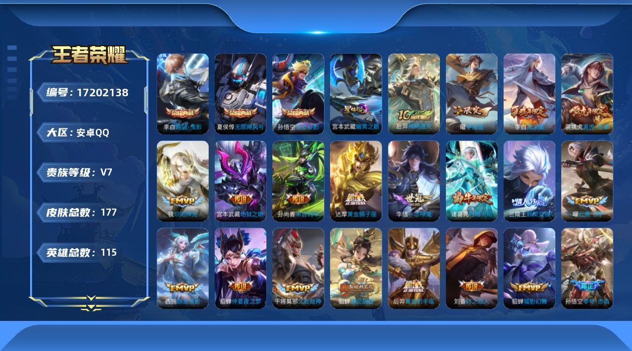 WZQM4193902王者荣耀账号详情图18