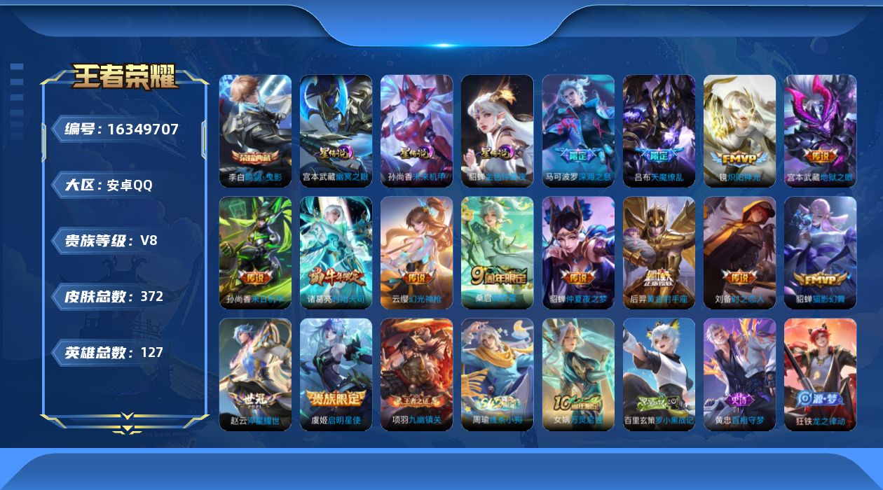 WZQM4111619王者荣耀账号详情图19