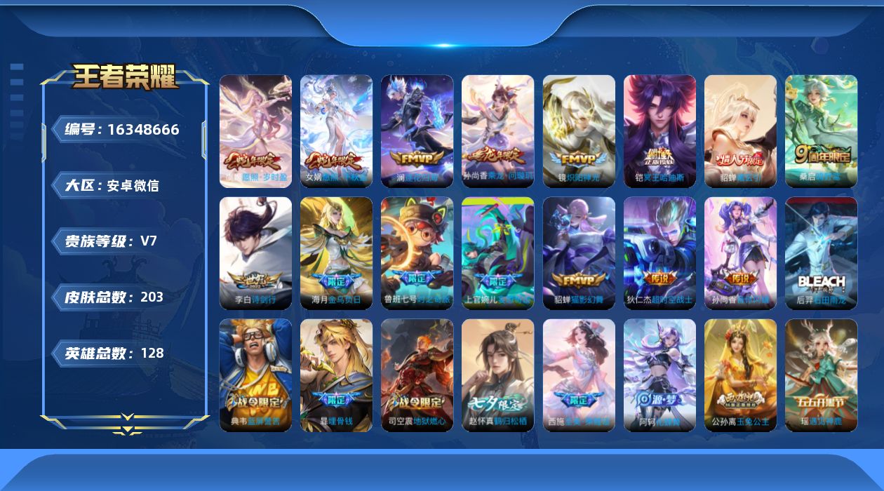 WZQM4111499王者荣耀账号详情图16