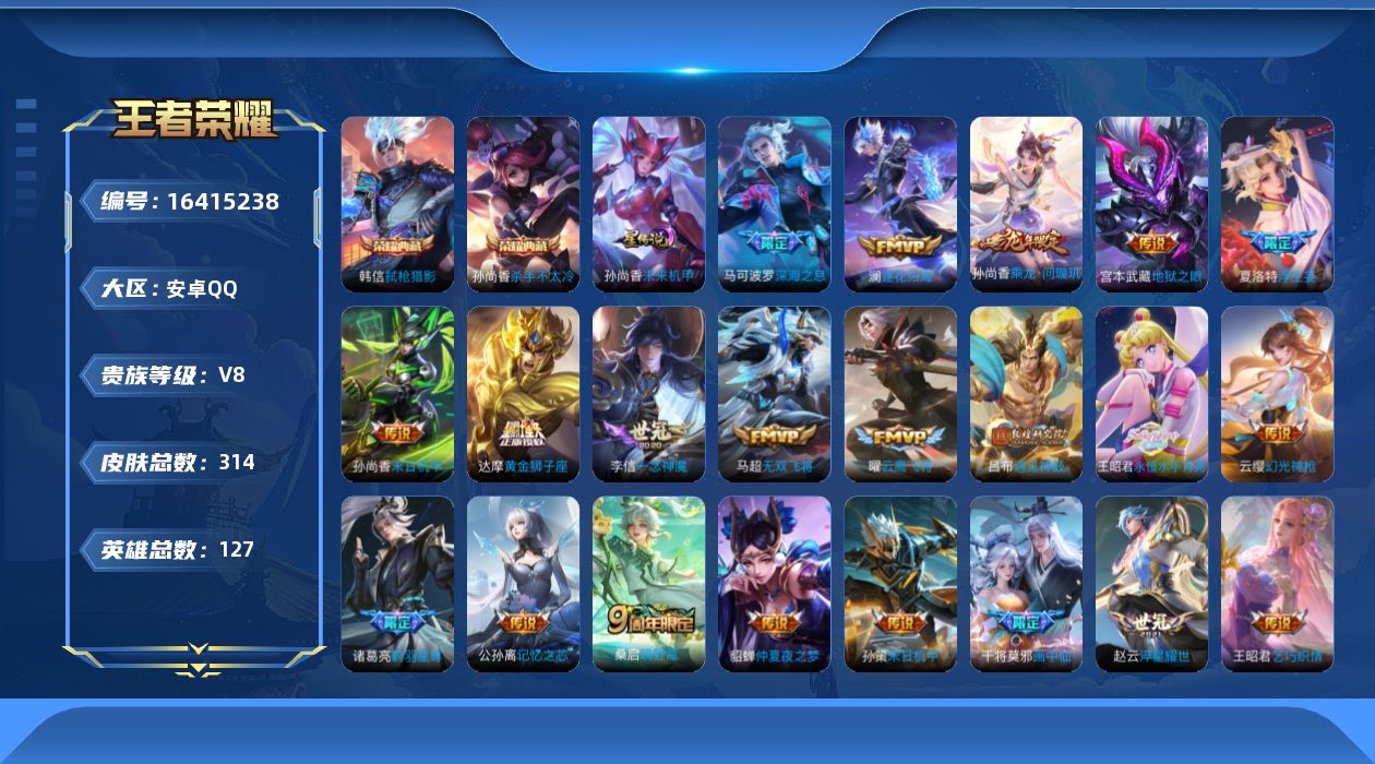 WZQM4117601王者荣耀账号详情图19
