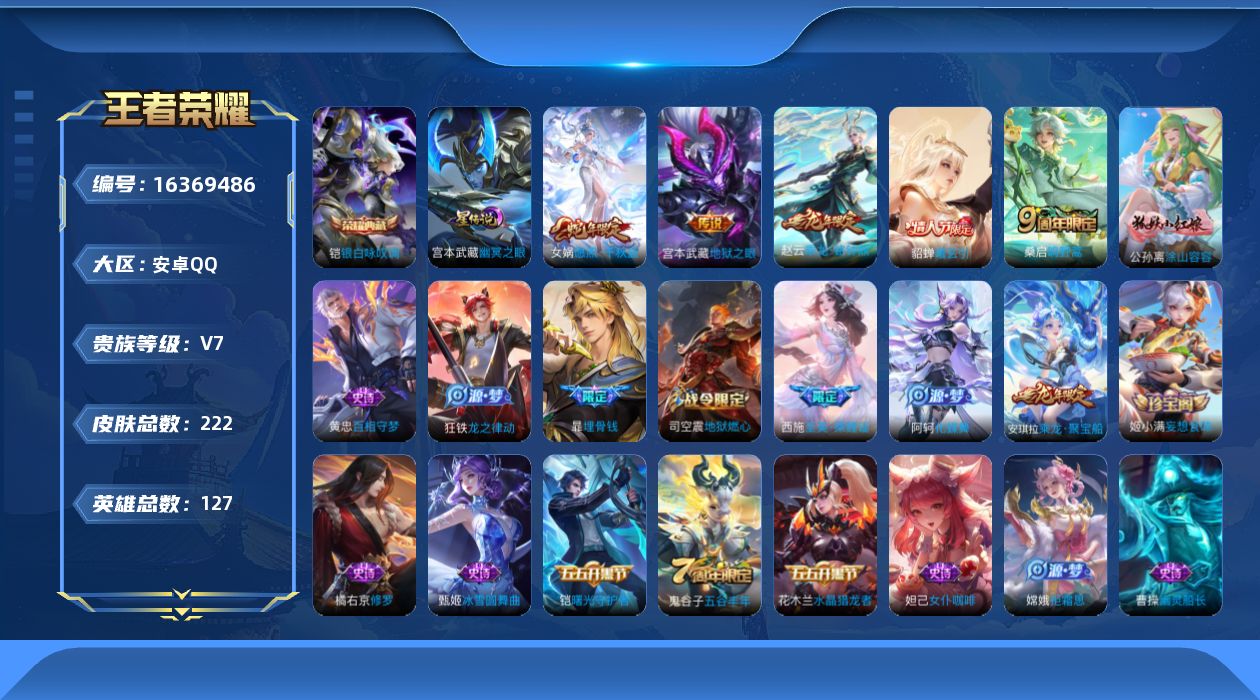 WZQM4113203王者荣耀账号详情图17