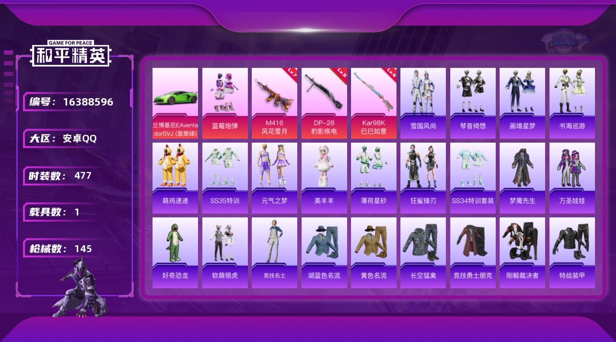 和平精英账号安卓QQ[16388596]1粉装 3特效枪 1载具 9印记 可二次 可修改实名 
【热门装扮】蓝莓炮弹,软