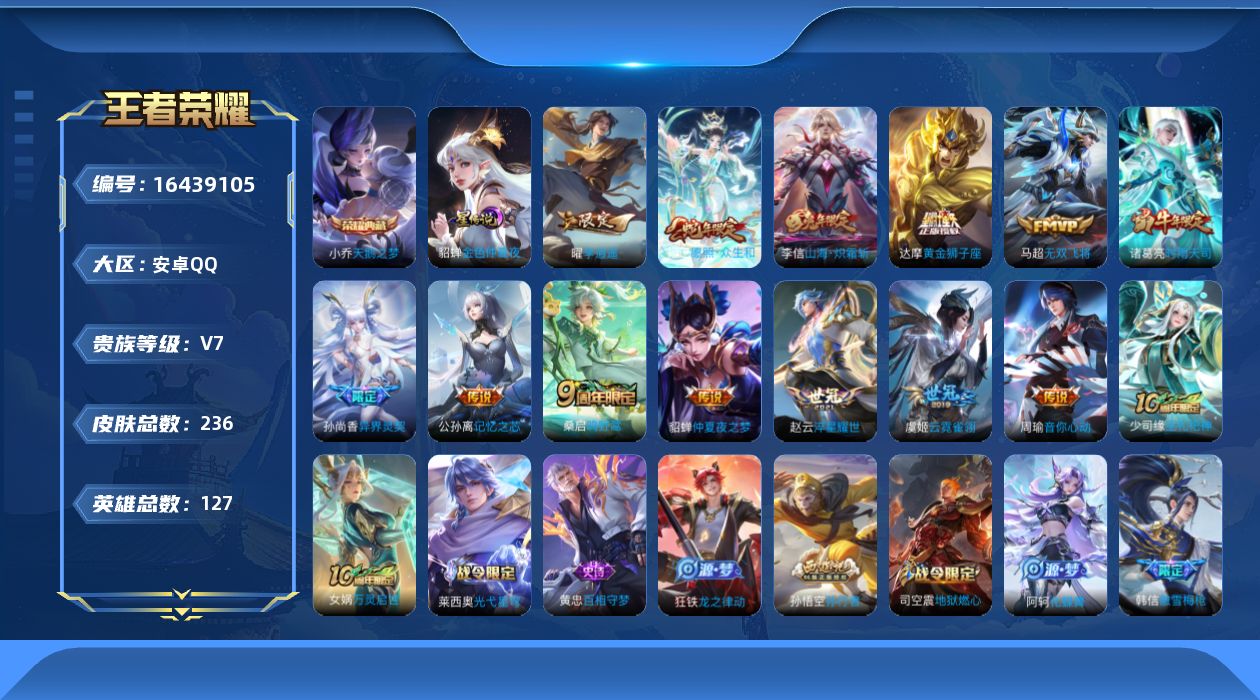 WZQM4120395王者荣耀账号详情图18