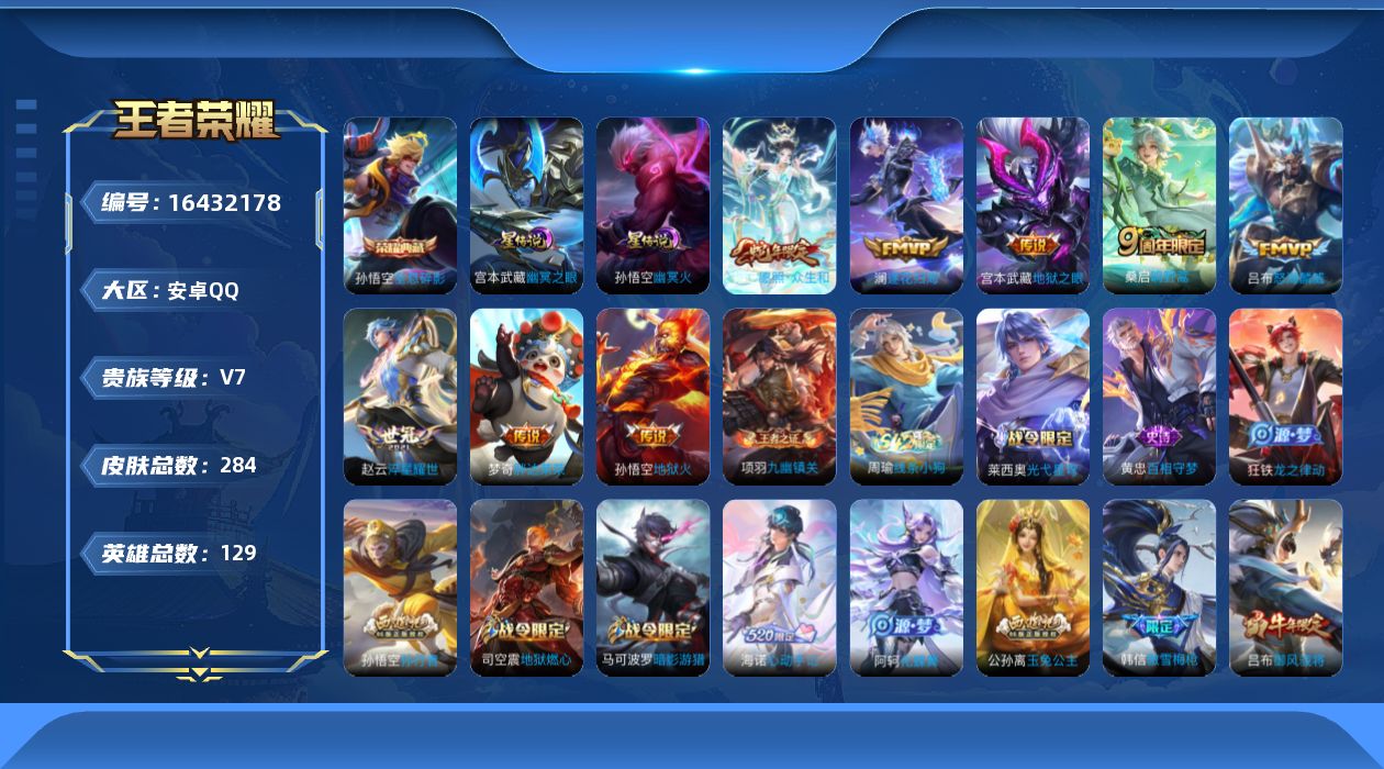 WZQM4119903王者荣耀账号详情图18