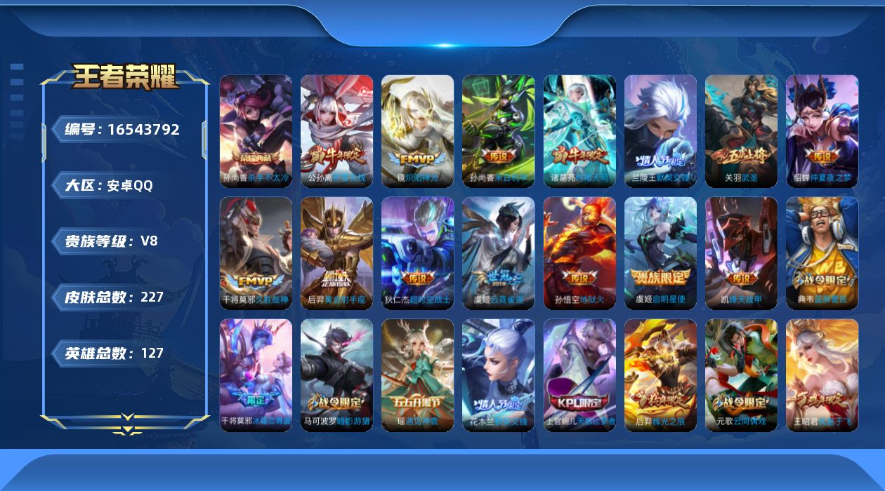 WZQM4132207王者荣耀账号详情图18